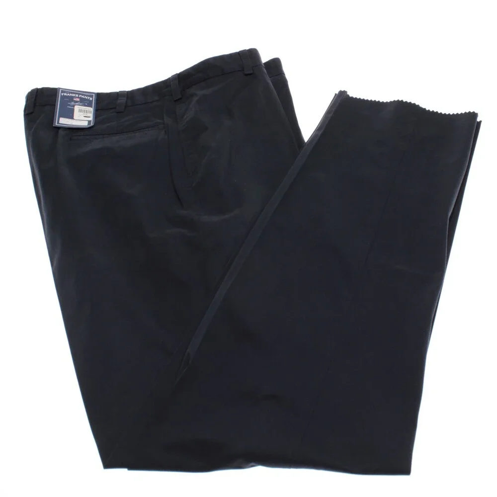 Frank's Pants NWT Chinos / Casual Pants Size 44 US in Navy Blue 100% Cotton